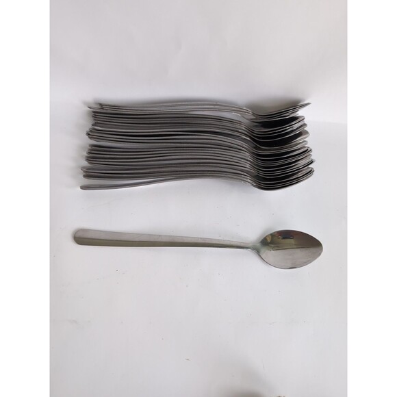 Vintage Tramontina Brazil 740 NSF Stainless 8" Iced Tea Spoons Lot of 25 - Picture 2 of 3